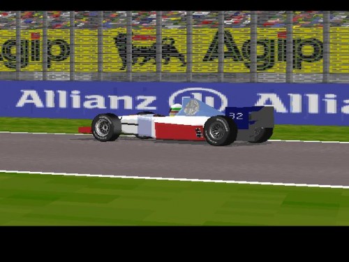 Massimiliano Ariestra in the all-new Republica Grand Prix car at Imola.