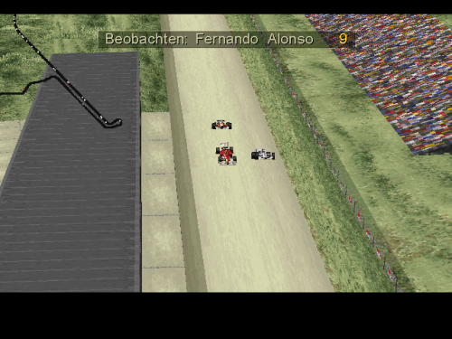 A Battle between Alonso, Hamilton and Liuzzi on NÃ¼rburgring SÃ¼dschleife