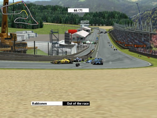 At the A1 Ring, everything went well.... everything? Well... only until the 5th lap.