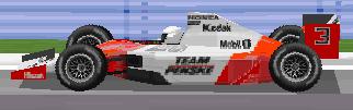 HÃƒÂ©lio Castroneves' Team Penske Dallara (with longer nose)